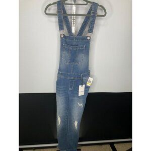 NWT Wallflower Coverall Overall Dungarees Medium Blue Jeans